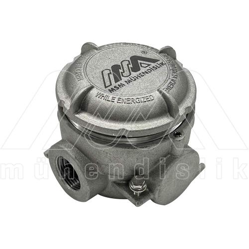 AST Type Cast Aluminum Junction Box (3 Way - Ø88 mm)