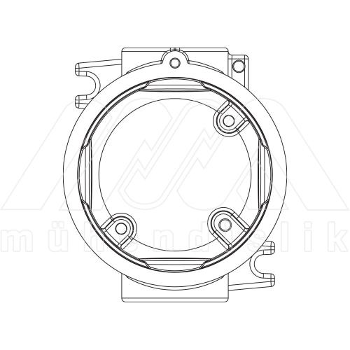 “ASC” Tip Döküm Buat (2 Yollu) Ø140mm (MSM)