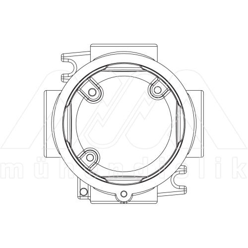 “ASX” Tip Döküm Buat (4 Yollu) Ø140mm (MSM)