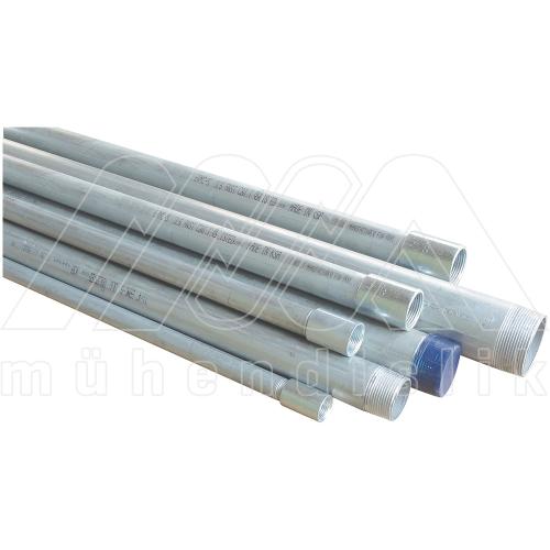 RSC Dişli Galvanizli Çelik Boru / Sıcak Daldırma Galvaniz Kaplama (I.T.C.C.)