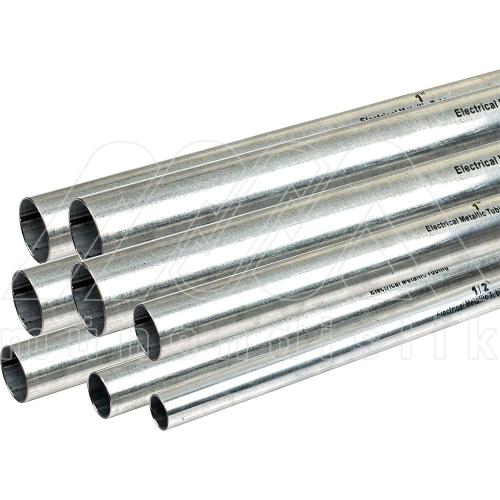 EMT Boru - Dişsiz Galvanizli Çelik Boru / Pre-Galvaniz Kaplamalı / İnce Etli Tip (PROSTAR)